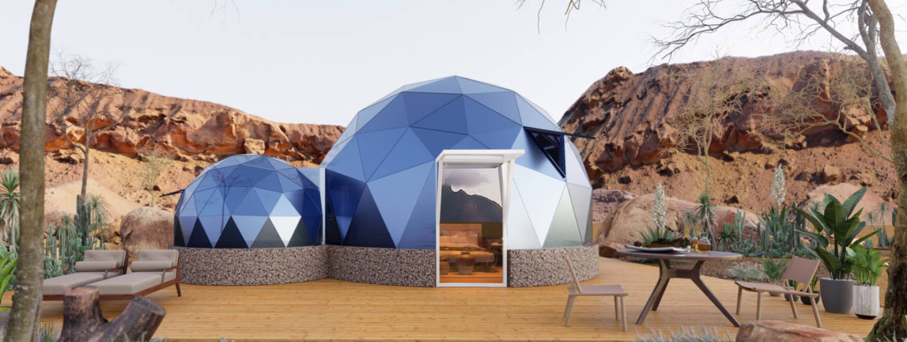 灵台县球形智能光伏玻璃星空房